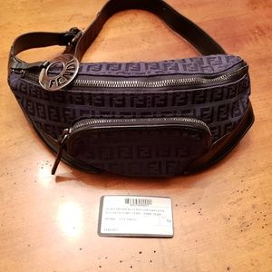 Fendi Zucchino Marsupio Pocket Waist Bag